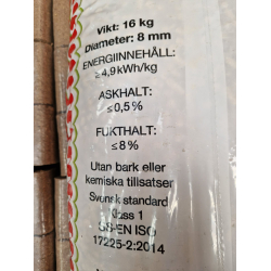 Svenske Dalaguld 8 mm 832 kg. 16 kg s�kke