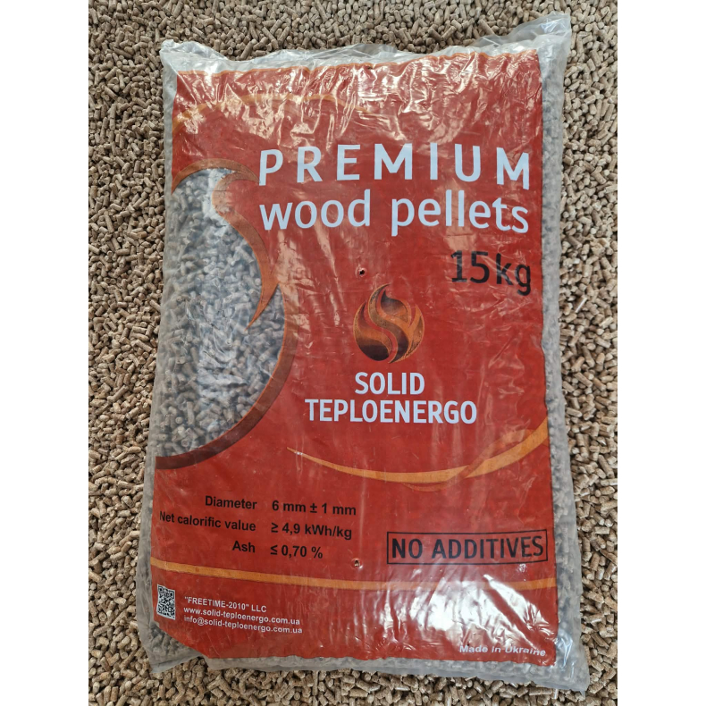 Tr�piller 6 mm 15 kg, EN plus A1, 1050 kg